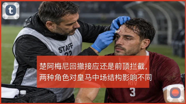 楚阿梅尼回撤接应还是前顶拦截，两种角色对皇马中场结构影响不同
